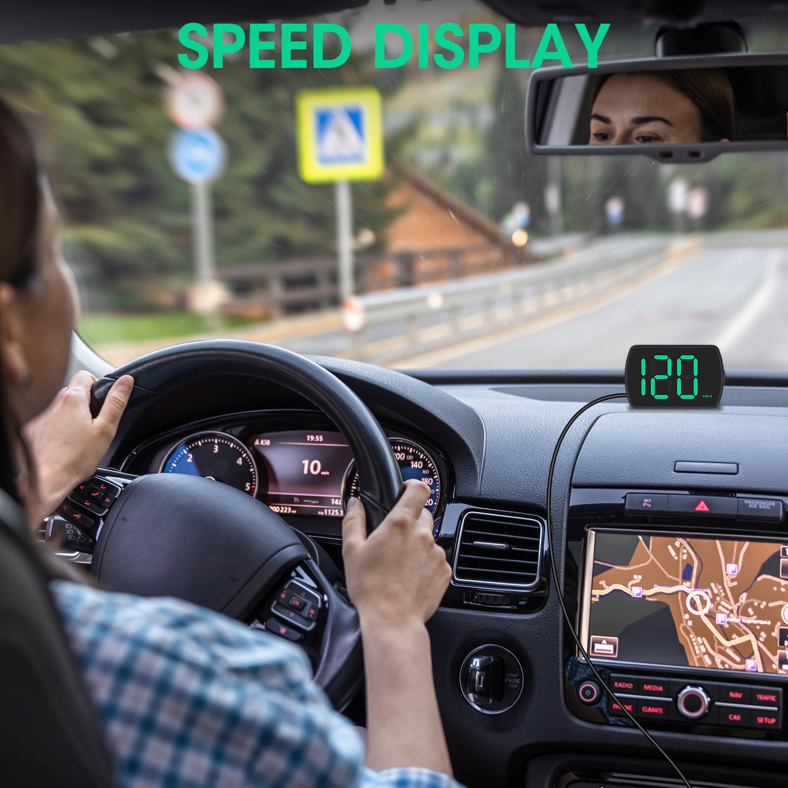 Amazon.com: GUGUMO 2 Pack GPS Digital Speedometer for Car MPH